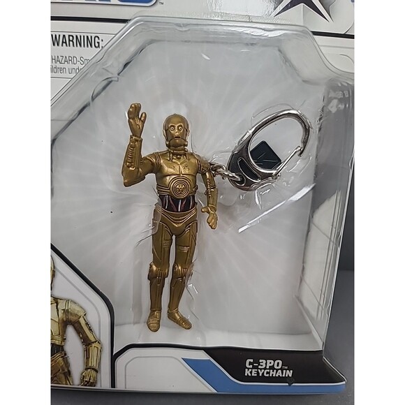 NEW STAR WARS CLONE WARS Basic Fun Series I : C-3PO KEYCHAIN - Picture 4 of 5